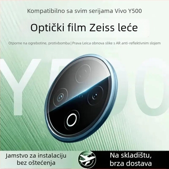 Zaštitnik objektiva Vivo Y500 – kaljeno staklo, sve-u-jednom HD film, otpornost na pad