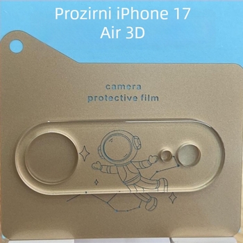 Zaštitnik objektiva stražnje kamere za iPhone 17, 3D sve-u-jednom dizajn