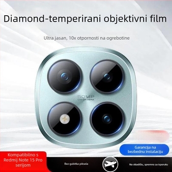 Film za zaštitu objektiva Redmi Note15Pro – integrirani eksplozijski otporan film