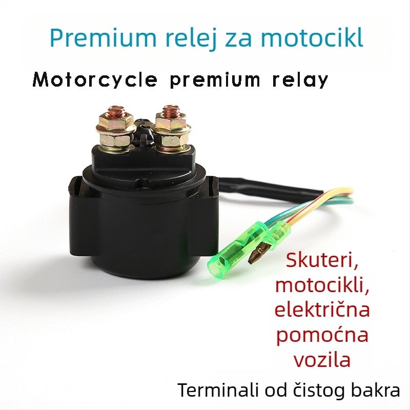 Pokretački relej za motocikl i skuter – 12V, MD marka, Model M