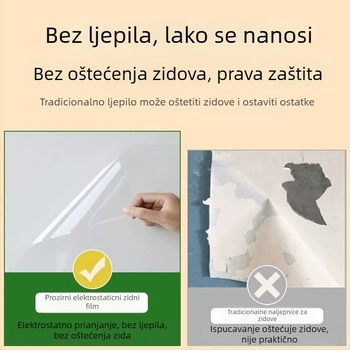 Prozirna kuhinjska zidna naljepnica, otporna na masnoću i visoke temperature, vodootporna, samoljepljiva