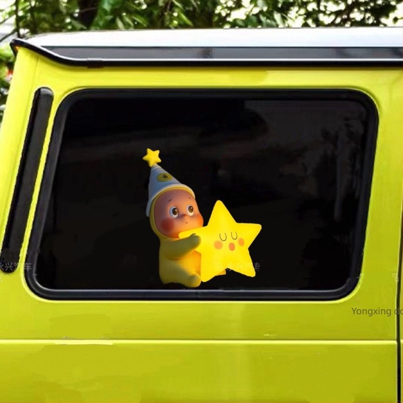 Set naljepnica za prtljagu i dekoriranje automobila: Cartoon TwinkleTwinkle Star Man