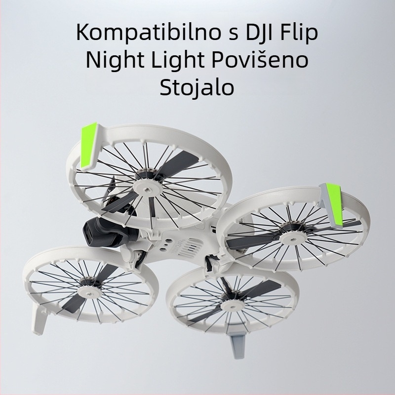 Svjetleći uzdignuti zaštitni okvir za DJI FLIP UAV — materijal: smola, RCSTQ model 1482100, logo ispisan