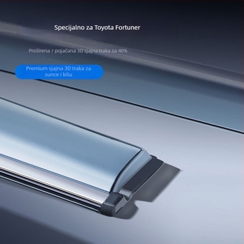 Rain guard za prozor automobila | Akrilni materijal | Kompatibilno s Bgg | Bez prilagođavanja