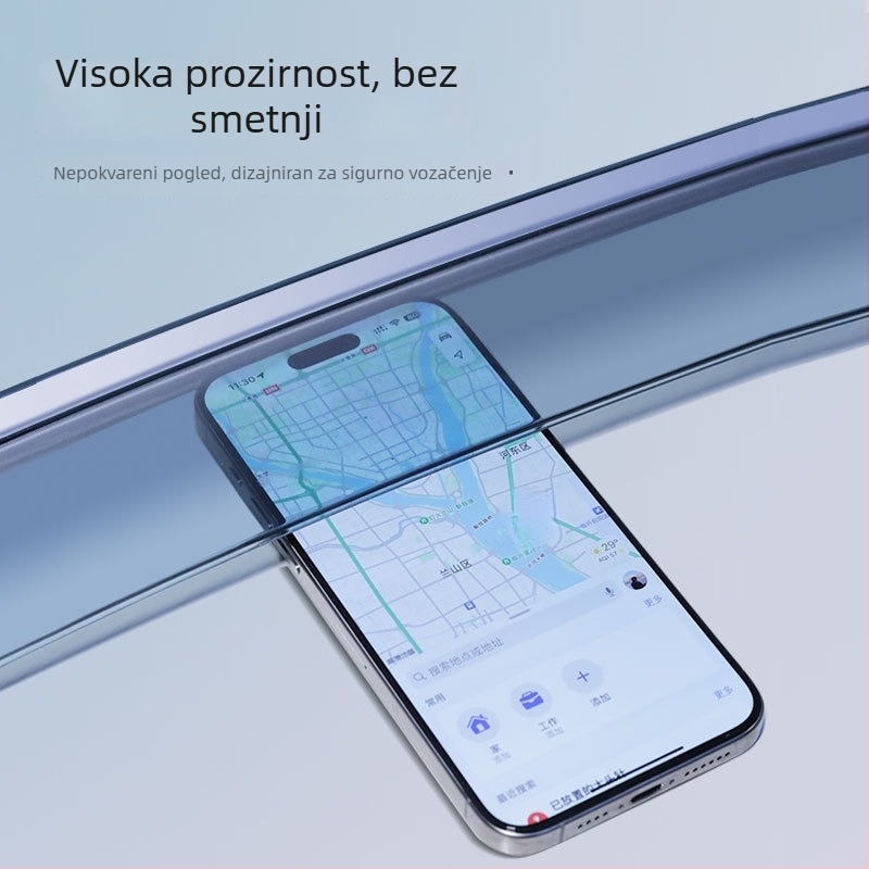 Rain guard za prozor automobila | Akrilni materijal | Kompatibilno s Bgg | Bez prilagođavanja