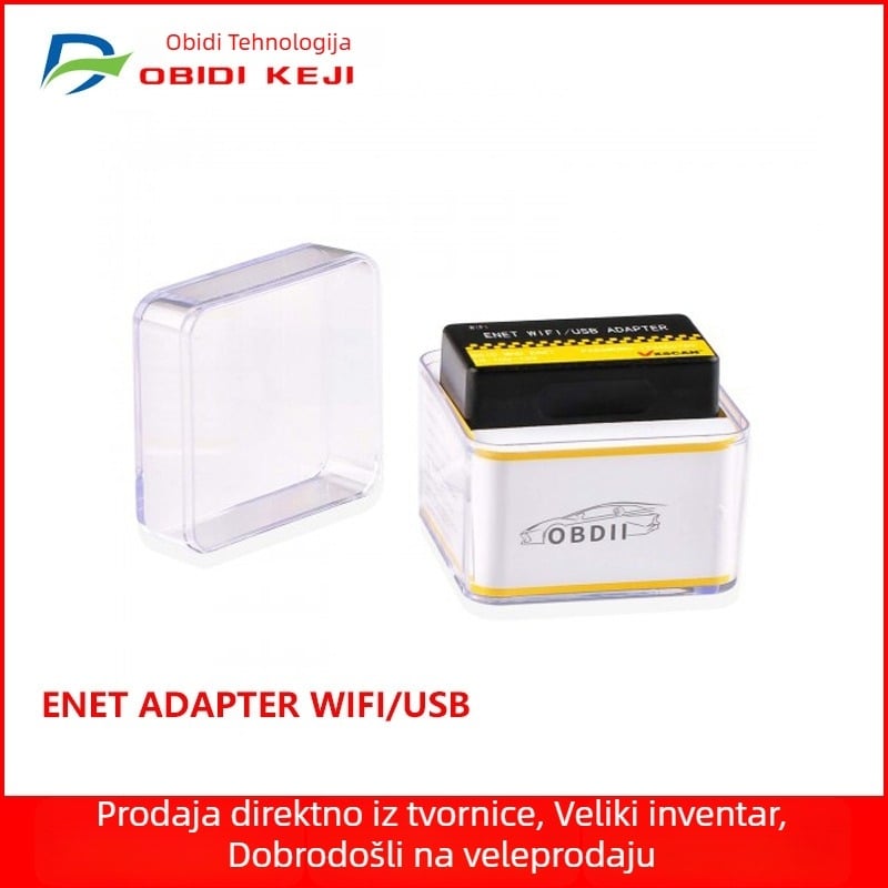 OBD ENET WIFI/USB adapter za VW/Volvo/BMW F/G-Series - 12V napajanje, automobil dijagnostički alat