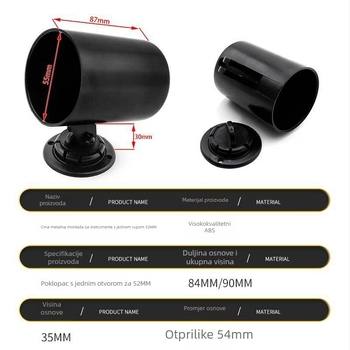 Držač instrumenata CNSPEED 920C ABS – univerzalni nosač za motocikle (Proizvođač: CNSPEED; Model: 920C; Materijal: ABS; Primjena: Univerzalno)