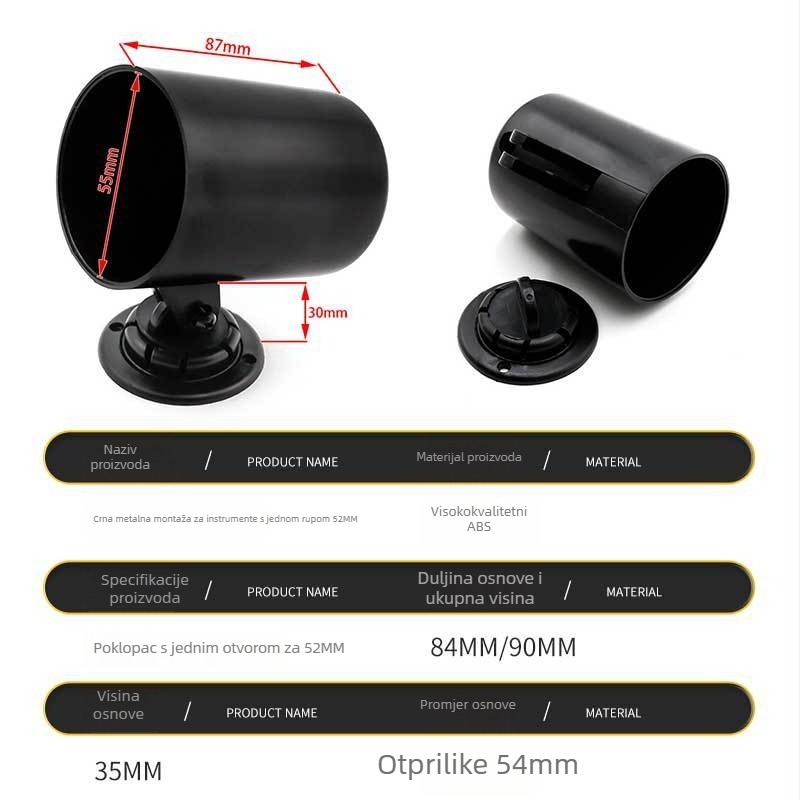 Držač instrumenata CNSPEED 920C ABS – univerzalni nosač za motocikle (Proizvođač: CNSPEED; Model: 920C; Materijal: ABS; Primjena: Univerzalno)