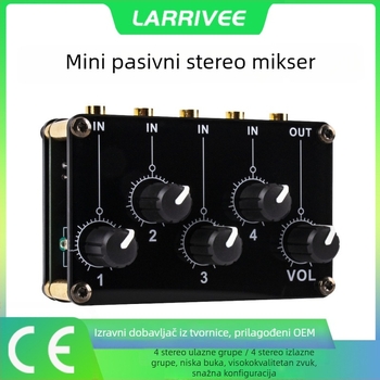 LARRIVEE Višestruki pasivni stereo mikser za mikrofone i glazbene instrumente