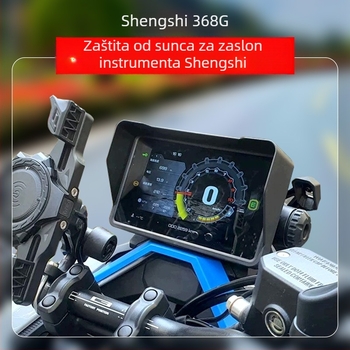 Sunčano sjenilo za instrument ploču motocikla, Shengshi, 368G, ZT368T-G, zaštita zaslona