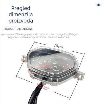 Taiben TBT110 motociklistička instrument ploča, odometar, marka Tang Cheng
