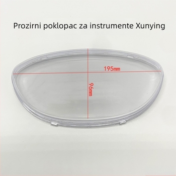 Kućište instrument ploče motocikla 125, prozirno kućište, gornji poklopac, odometar