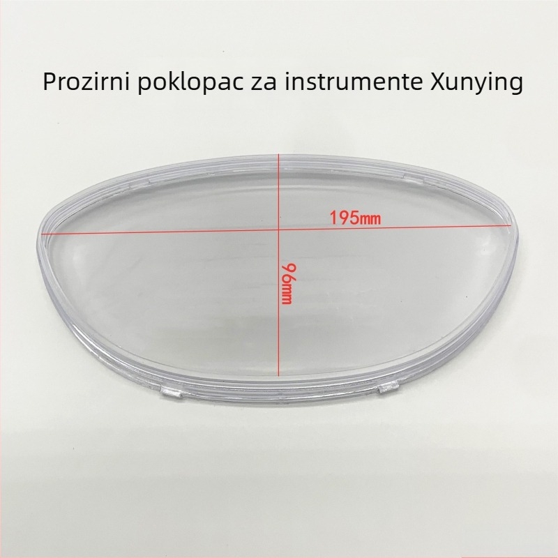 Kućište instrument ploče motocikla 125, prozirno kućište, gornji poklopac, odometar