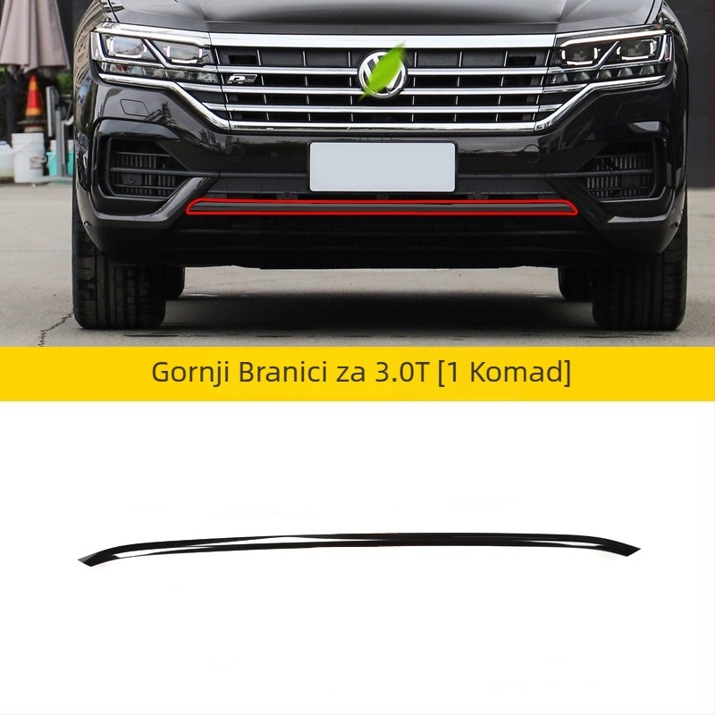 Touareg 2019-2021 Komplet ukrasnih profila za prozore i prednju rešetku – nehrđajući čelik – Broadfield