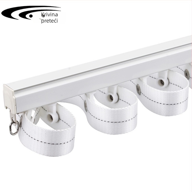 Serpentin zavjesna šina – SXL serija, aluminijsko legura, tip držanja: viseći (Model: SXL serija; Tip: serpentinska zavjesa; Materijal: aluminijsko legura; Primjenjivi tip zavjese: viseći)