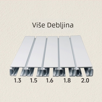 Električna šina za zavjese Somfy, aluminijska legura, suvremeni minimalistički stil