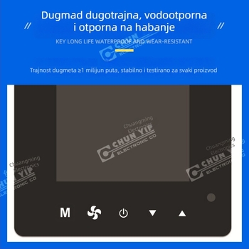 PET membranski prekidač s kapacitivnom dodirnom površinom i akrilnim upravljačkim panelom, sitotisk, za medicinsku opremu