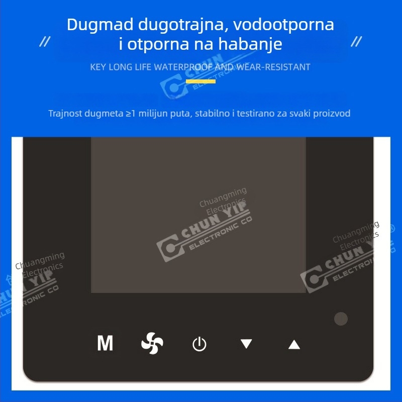PET membranski prekidač s kapacitivnom dodirnom površinom i akrilnim upravljačkim panelom, sitotisk, za medicinsku opremu