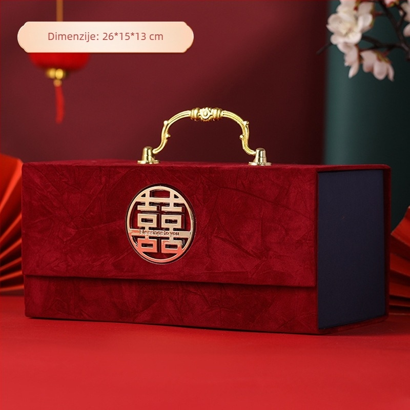 Kutija za svadbu, flanel kutija za novac, darovna kutija za svadbu