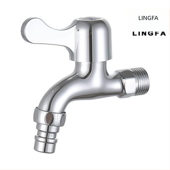 Ugradni zidni slavine za perilicu rublja, cinkova legura, LF3060, hladna voda, zidna montaža, keramičko srce ventila, otvaranje pomoću ključa