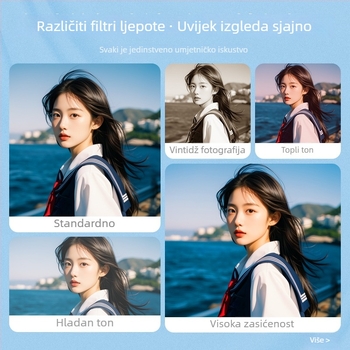 KOMERY G7 kompaktna digitalna kamera, CMOS senzor 1/2.3'', 18x digitalni zum, Full HD video, 2.8'' LCD zaslon