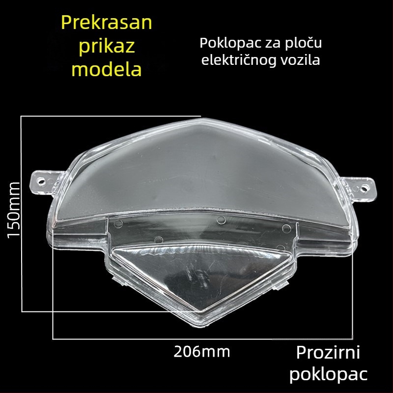 Prozirno kućište instrument ploče za električni skuter i motocikl (Kategorija: Ostalo; Marka: Ostalo)