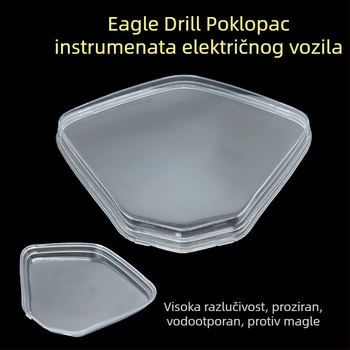 Kućište instrument ploče za električno vozilo, prozirni gornji poklopac za ploču motocikla, dodatak kućištu za skuter