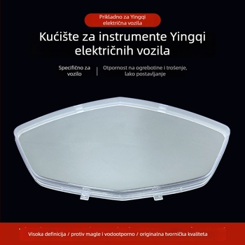 Korpus ploče instrumenta električnog vozila, univerzalna prilagodba, prozirna vodootporna zaštita za ploču motocikla
