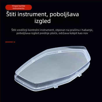 Korpus ploče instrumenta električnog vozila, univerzalna prilagodba, prozirna vodootporna zaštita za ploču motocikla
