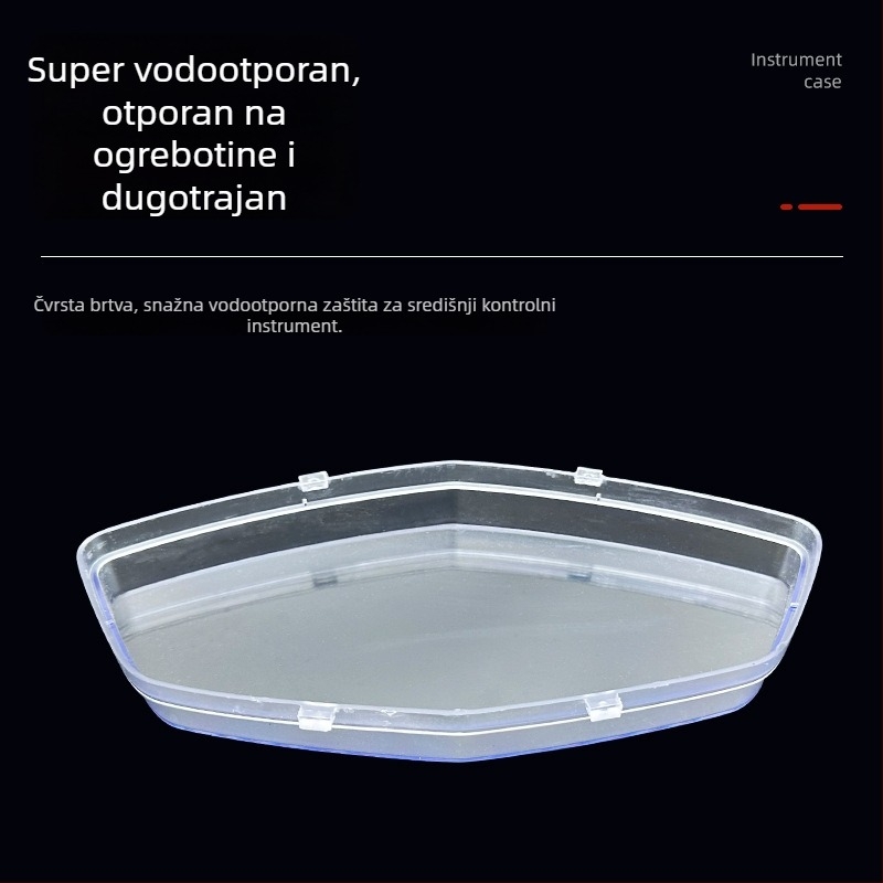 Korpus ploče instrumenta električnog vozila, univerzalna prilagodba, prozirna vodootporna zaštita za ploču motocikla