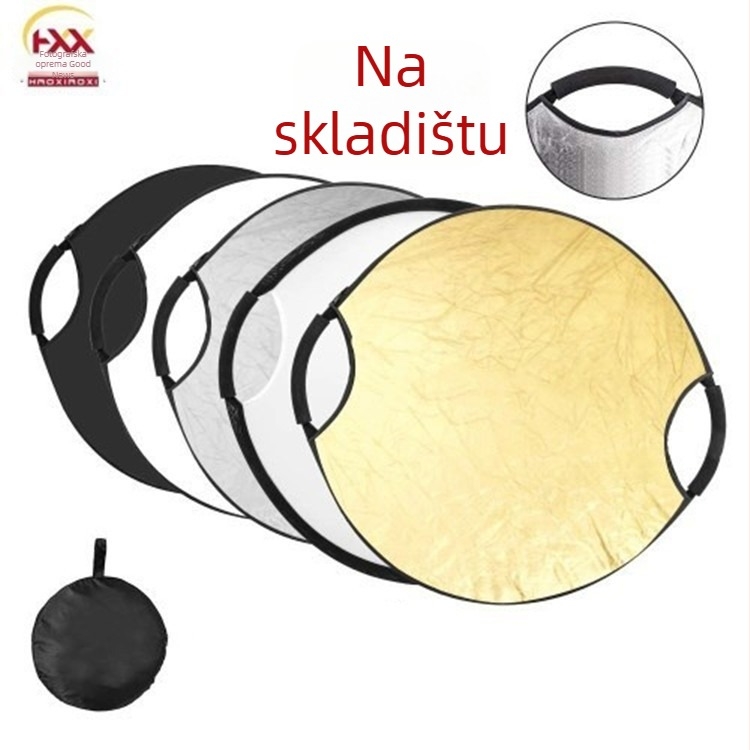 Guest Debao pet u jednog foto-reflektor, sklopiv s ručkom i torbom za nošenje, težina 0,3 kg, Kategorija: Spot