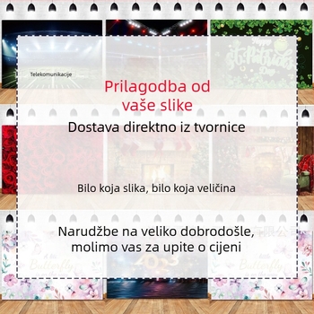 Qian vinilno pozadina – dekor za baby shower, meksičkog stila, pozadina za fotografiju krajolika, 150 g