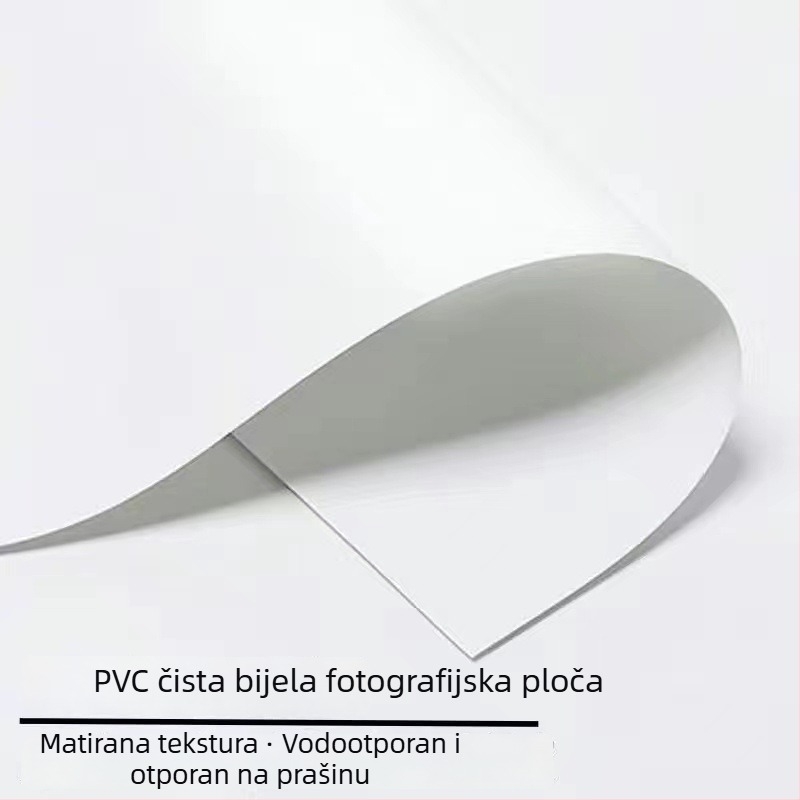 Fotografsko pozadje s PVC/PP pločom, mat završna površina, vodootporno, za live snimanje