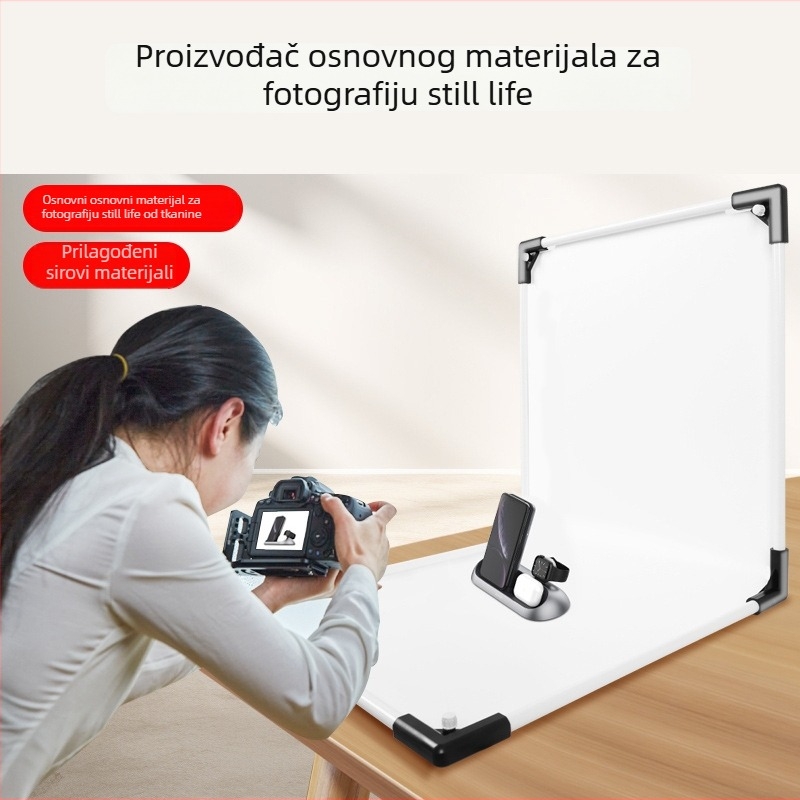 PVC pozadina za stolnu fotografiju mrtve prirode s preklopnom bazom – Model: baza stola za mrtvu prirodu – Marka: Xintai – Materijal: PVC – Pogodno za krajinsku fotografiju