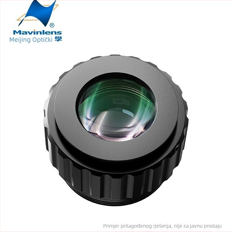 Noćni vid ciljni okular za pušku, 15x povećanje, OLED zaslon 0,39 inča, žarišna duljina 16,5 mm, 4K rezolucija