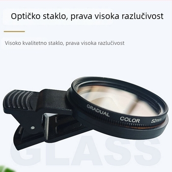 52 mm klip za filter objektiva za pametni telefon, universalno za sve marke, idealno za live fotografiranje nakita, moguć graviranje