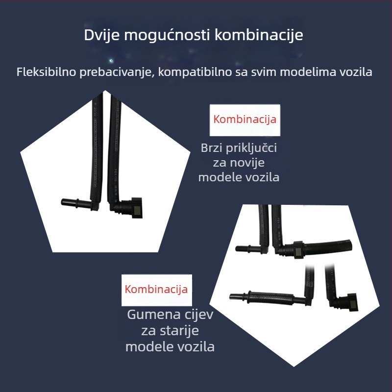 Tlakomjer za benzin s brzim priključkom — Tip: Precizni tlak mjerač; Model: Gasoline quick connect pressure gauge; Priključak: Brzi priključak