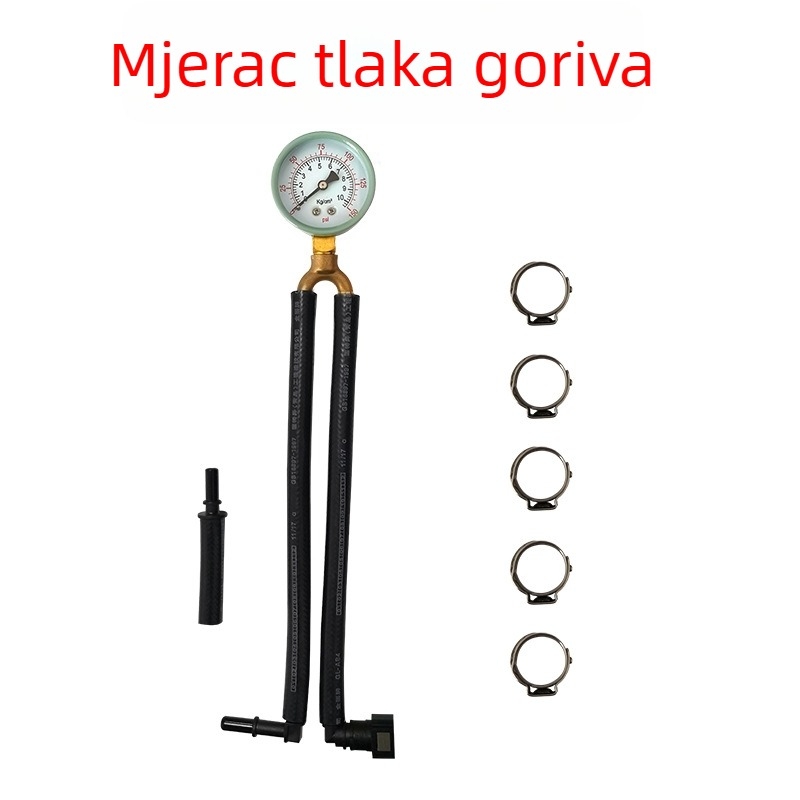 Tlakomjer za benzin s brzim priključkom — Tip: Precizni tlak mjerač; Model: Gasoline quick connect pressure gauge; Priključak: Brzi priključak