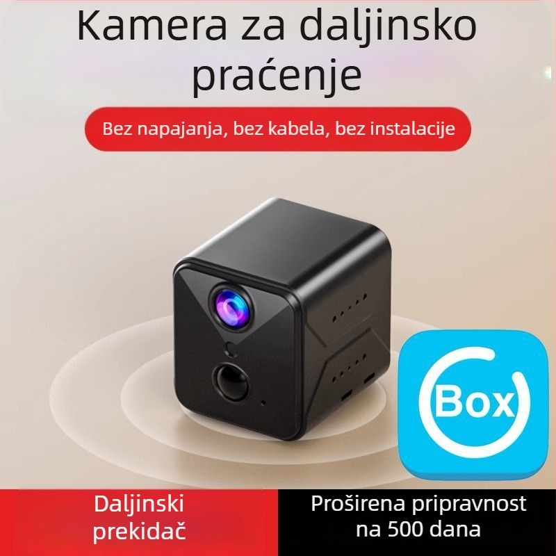 Bežična unutarnja kamera s Wi‑Fi, daljinski pristup putem pametnog telefona, Ultra HD