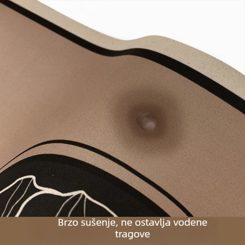 Kupaonska prostirka od dijatomita s motivom simpatičnog malog auta, upija, protuklizna, brzo se suši, može se rezati