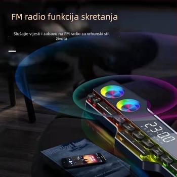 Bluetooth stolni zvučnik 20W, Bluetooth 5.0, raspon frekvencija 100 Hz-20 kHz, SNR ≥75 dB, domet 15 m