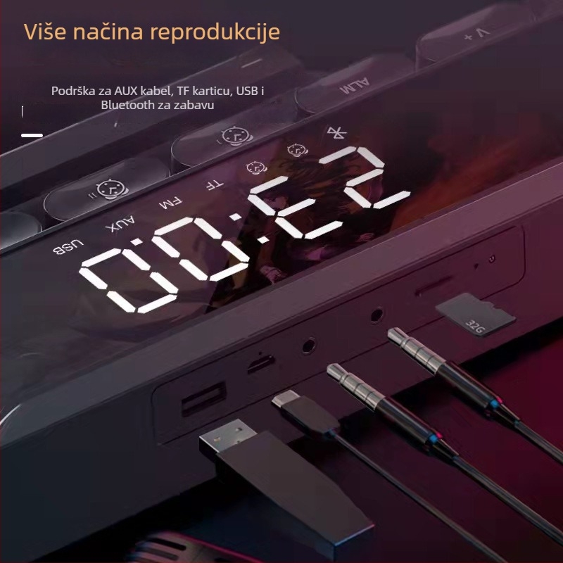 Bluetooth stolni zvučnik 20W, Bluetooth 5.0, raspon frekvencija 100 Hz-20 kHz, SNR ≥75 dB, domet 15 m