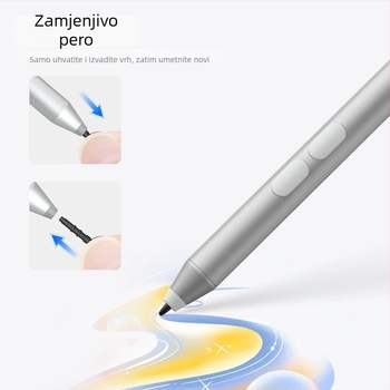 Surface stilus s dodirnom kontrolom, metalno kućište, sveobuhvatni elektronički dizajn za Surface uređaje; pogodan za mobitele, računala i tablete