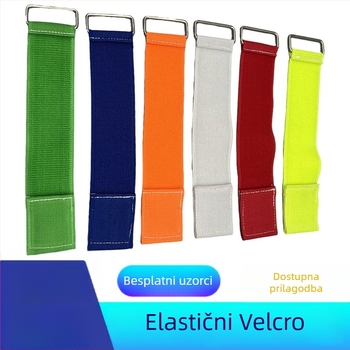 Elastična Velcro traka sa samoljepljivim zatvaračem, reverzna kopča, podesiva, miješani materijal