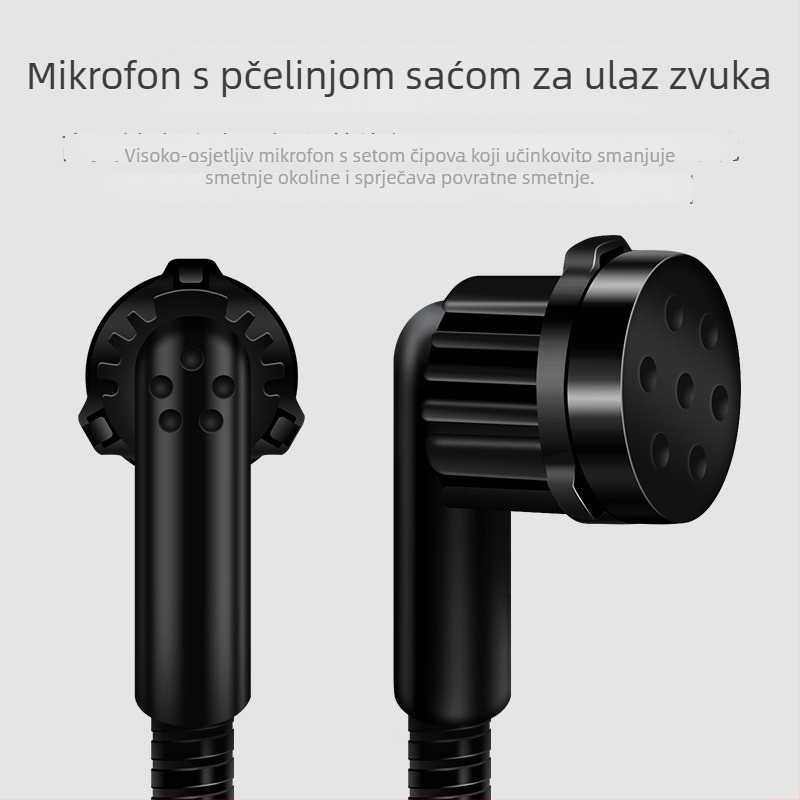 Kabelski headset mikrofon, model Thread, kardioidni, 100 Hz–20 kHz, SNR ≥70 dB
