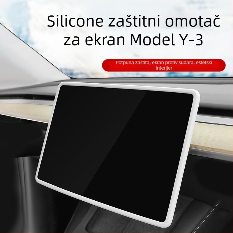 Silikonski okvir za središnji zaslon Tesla Model 3/Y – zaštita zaslona
