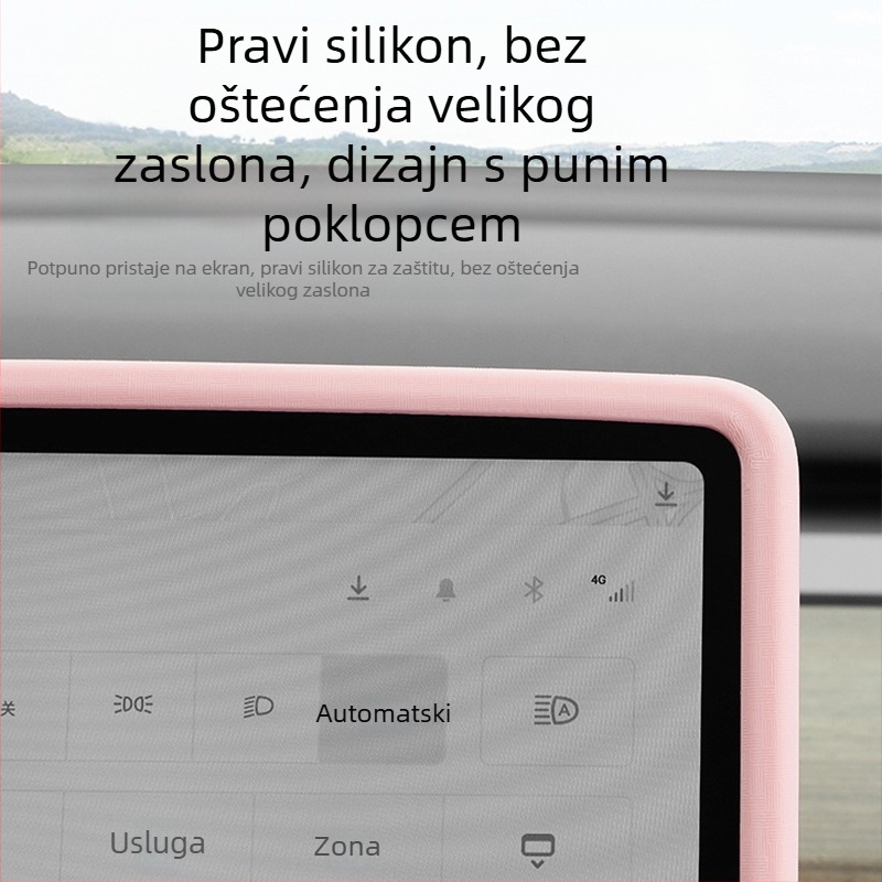 Silikonski okvir za središnji zaslon Tesla Model 3/Y – zaštita zaslona