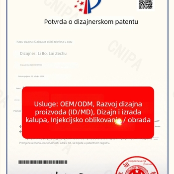 Univerzalni kuka za izlaz zraka automobila s J-oblikom klipa i bazom za držač telefona, model V8, materijal plast + hardver