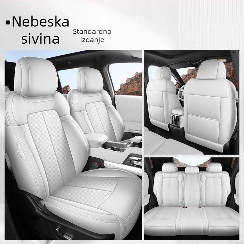 Fangcheng Leopard Titanium auto jastučić za sjedalo, potpuno pokrivanje sjedala, univerzalno za sve sezone, koža otporna na habanje