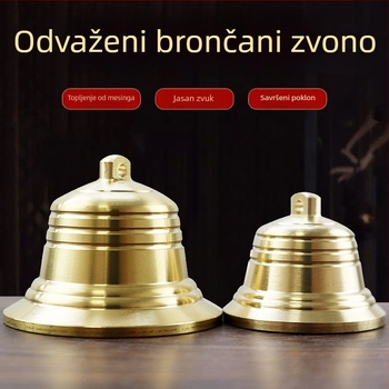 Bakreni zvončić - viseći dekor — Materijal: Bakar; Kategorija: Geometrijski oblik; Vrsta materijala: Metal; Stil: Svijetli luksuz